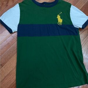 Polo by Ralph Lauren Kids Green Colorblock T-Shirt